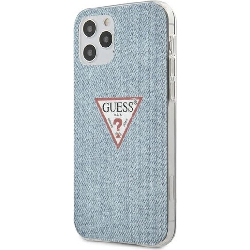 Guess GUHCP12MPCUJULLB iPhone 12/12 Pro 6.1" blue/light blue hardcase Jeans Collection