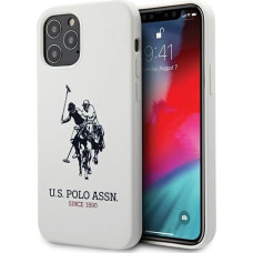 U.s. Polo Assn. US Polo USHCP12LSLHRWH iPhone 12 Pro Max 6.7" white/white Silicone Collection