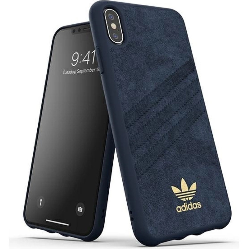 Adidas OR Molded Case ULTRASuede iPhone Xs Max blue / collegiate royal 35001