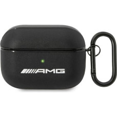 Mercedes AMG Leather Big Logo case for AirPods Pro - black