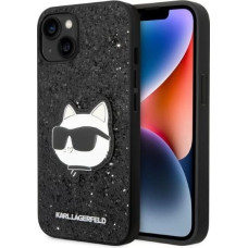 Karl Lagerfeld KLHCP14MG2CPK iPhone 14 Plus 6.7" black/black hardcase Glitter Choupette Patch