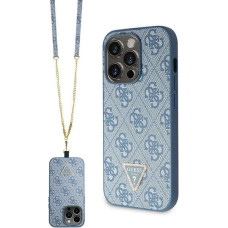 Guess GUHCP14XP4TDSCPB iPhone 14 Pro Max 6.7" blue/blue hardcase Crossbody 4G Metal Logo