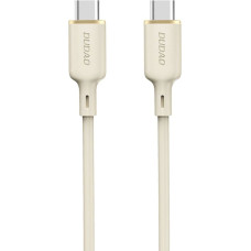 Dudao L7SCC USB-C - USB-C cable 100W 1m - beige