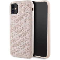 Karl Lagerfeld Quilted K Pattern case for iPhone 11 / Xr - pink