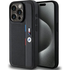 BMW Perforated Tricolor Line case for iPhone 15 Pro - black