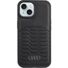 Audi Synthetic Leather Case with MagSafe for iPhone 15/14/13 - Black