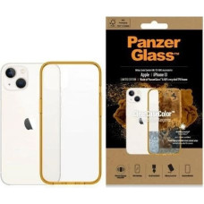 Panzerglass ClearCase antibacterial case with Military Grade certificate for iPhone 13 / 14 / 15 - transparent yellow