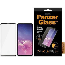 Panzerglass Curved Super+ tempered glass for Samsung S10 - with black frame