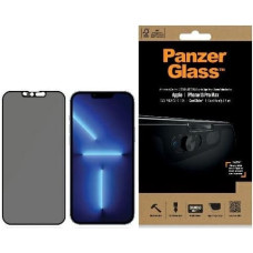 Panzerglass E2E Microfracture Antibacterial Privacy Glass with Camera Protector for iPhone 13 Pro Max - With Black Frame