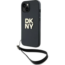 Dkny Wrist Strap Stock Logo iPhone 15 Plus Case - Black