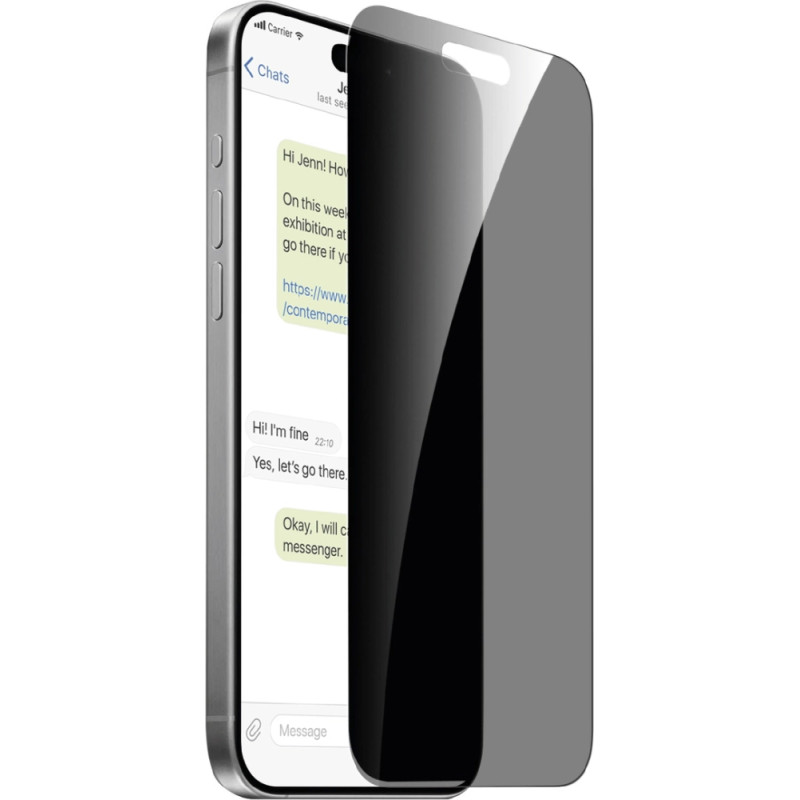 Puro Privacy Tempered Glass for iPhone 16 Pro