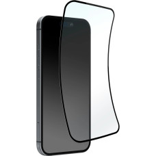 Puro Flexible Glass D3O Hybrid Glass with Black Frame for iPhone 16 / iPhone 15 / iPhone 15 Pro