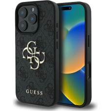 Guess 4G Big Logo iPhone 16 Pro Max Case - Black