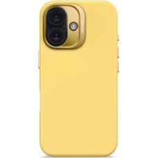 Decoded AntiMicrobial Silicone Backcover with MagSafe for iPhone 16 - Yellow