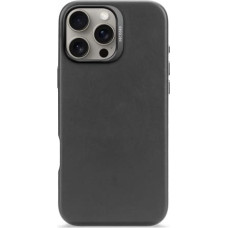 Decoded Leather Backcover case with MagSafe for iPhone 16 Pro Max - black