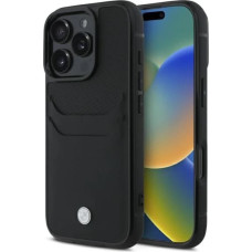 BMW Sign Leather Cardslot Case for iPhone 16 Pro Max - Black