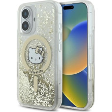 Hello Kitty Liquid Glitter Fever MagSafe iPhone 16 Case - Gold