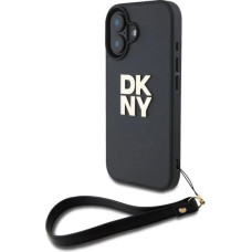 Dkny Wrist Strap Stock Logo iPhone 16 Case - Black