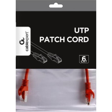 Gembird PATCH CABLE CAT6 UTP 0.25M/RED PP6U-0.25M/R GEMBIRD