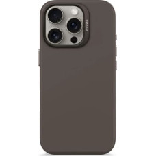 Decoded AntiMicrobial Silicone Backcover with MagSafe for iPhone 16 Pro - Dark Brown