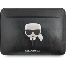 Karl Lagerfeld Ikonik Karl's Head case for a 16" laptop - black