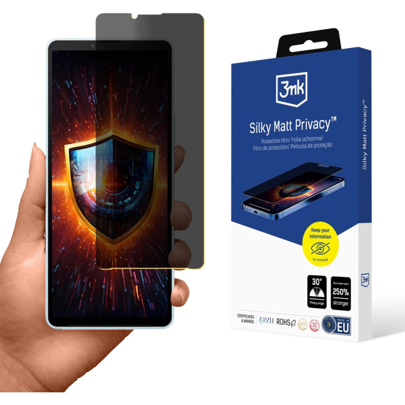 3Mk Protection Folia ochronna prywatyzująca matowa 3mk Silky Matt Privacy na Sony Xperia 10 VI