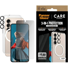 Panzerglass CARE by PanzerGlass Flagship 3in1 Case + Privacy Glass + Lens for Samsung Galaxy S25