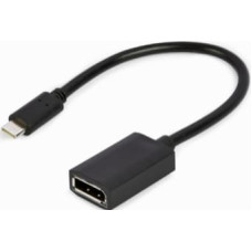 Gembird Kabelis Gembird USB Type-C Male - DisplayPort Female 4K 15cm Black