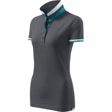 Malfini Collar Up W MLI-25783 light anthracite polo shirt (XS)