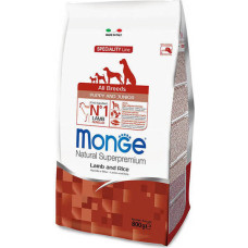 Monge ALL BREEDS Puppy & Junior Lamb and Rice 2,5 kg - barība suņiem