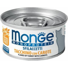 Monge Flakes Monoproteinic cat Turkey/Carrot 80 g - konservi kaķiem