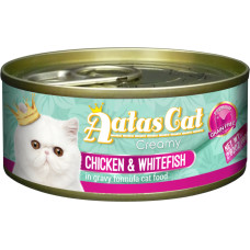 Aatas Cat Creamy Chicken&Whitefish 80g - konservi kaķiem