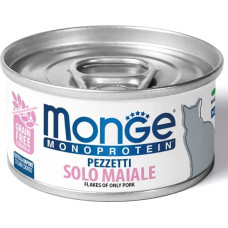 Monge Flakes Monoproteinic cat Pork 80 g - konservi kaķiem