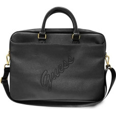 Guess Saffiano Script bag for a 16" laptop - black