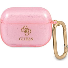 Guess GUAPUCG4GP AirPods Pro cover pink/pink Glitter Collection