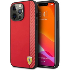 Ferrari FESAXHCP13XRE iPhone 13 Pro Max 6.7" red/red hardcase On Track Carbon Stripe