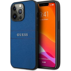 Guess GUHCP13LPSASBBL iPhone 13 Pro / 13 6.1" blue/blue Saffiano Strap