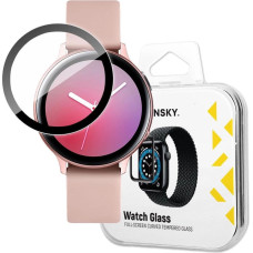 Wozinsky Watch Glass Hybrid Glass for Samsung Galaxy Watch Active 2 44 mm Black