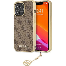 Guess GUHCP13LGF4GBR iPhone 13 Pro / 13 6.1 "brown / brown hardcase 4G Charms Collection