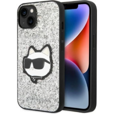 Karl Lagerfeld KLHCP14MG2CPS iPhone 14 Plus 6.7" silver/silver hardcase Glitter Choupette Patch