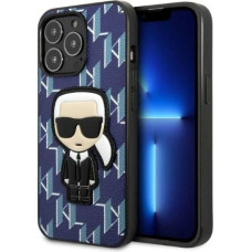 Karl Lagerfeld KLHCP13XPMNIKBL iPhone 13 Pro Max 6.7" hardcase blue/blue Monogram Ikonik Patch