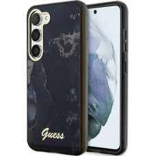 Guess GUHCS23MHTMRSK S23+ S916 black/black hardcase Golden Marble Collection