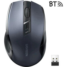 Ugreen MU006 wireless optical mouse USB 2.4GHz / Bluetooth 5.0 4000 DPI - black