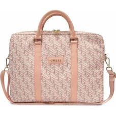 Guess GCube Stripes bag for a 16" laptop - pink