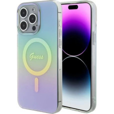 Guess GUHMP15XHITSQ iPhone 15 Pro Max turquoise/turquoise hardcase IML Iridescent MagSafe