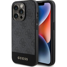 Guess 4G Stripe Collection case for iPhone 15 Pro - gray