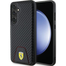 Ferrari Carbon Stitched Bottom case for Samsung Galaxy S24+ - black