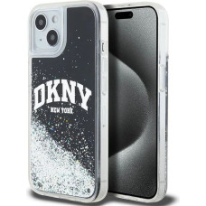 Dkny Etui DKNY Liquid Glitter Big Logo na iPhone 14 / 15 / 13 - czarne