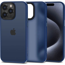 Tech-Protect MagMat iPhone 15 Pro Case - Matte Navy Blue