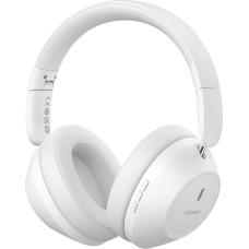 Baseus Bass 30 Max Wireless On-Ear Bluetooth 5.3 Headphones - White